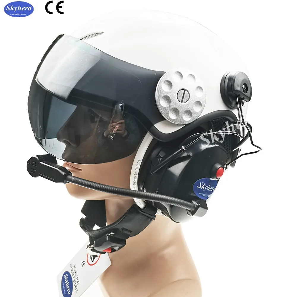 High Noise Canceling Paramotor Helmet, Use for Different Kinds of Radio Powered Paragliding Aircraft Helmet