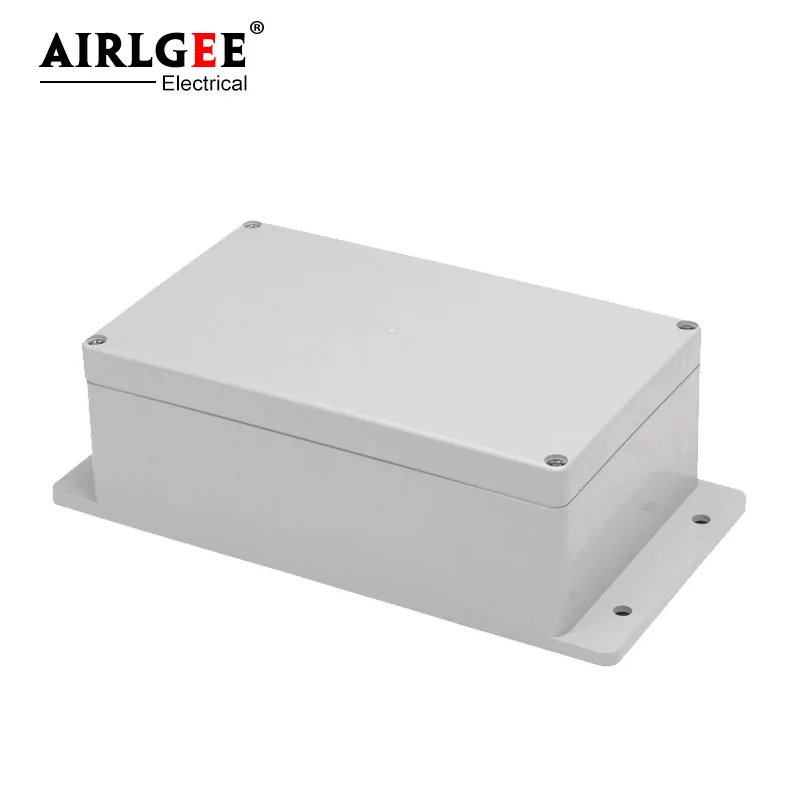 200 * 120 * 75mm ABS plastic electrical box standard waterproof junction box with sealed enclosure with fixed ears