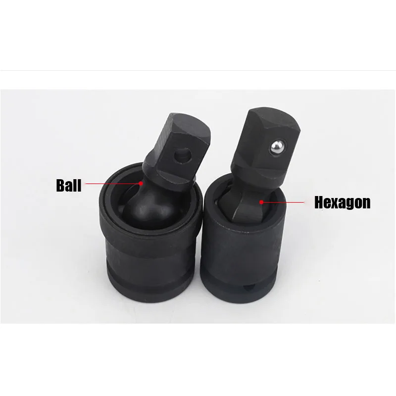 1/4 "3/8" 1/2 "1" Set di giunti universali a impatto di trasmissione presa a barra di prolunga ad angolo a cricchetto per utensili a bussola per chiavi manuali/pneumatiche