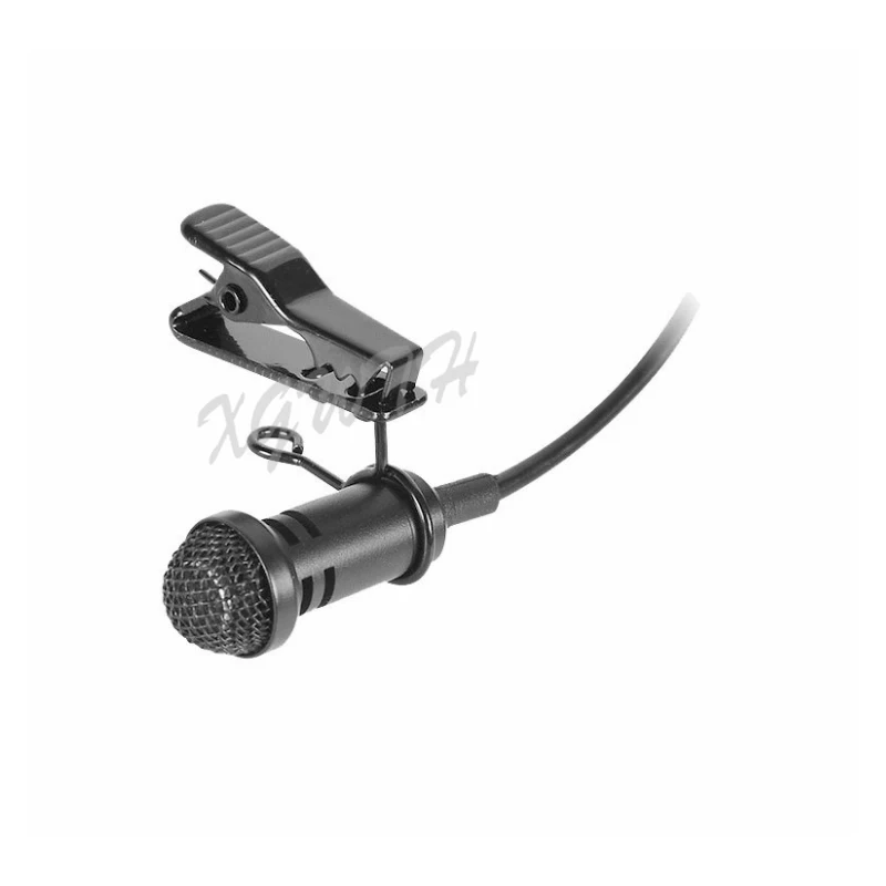 XGWTH Mini Lavalier Lapel Stereo Cardioid Condenser Microphone For Mipro Wireless BodyPack Transmitter 3.5 mm Lockable