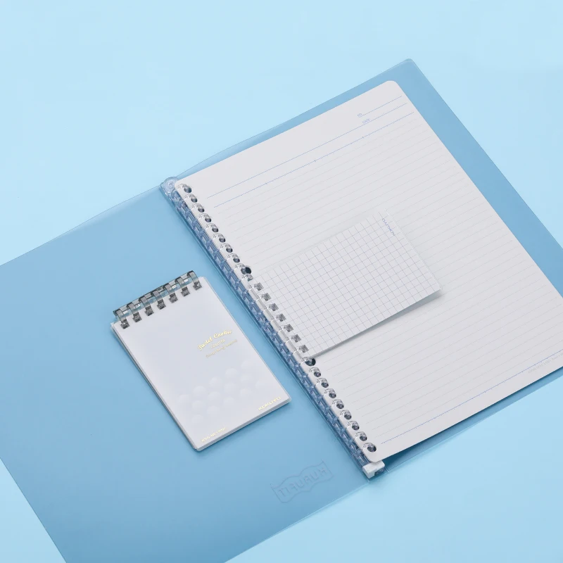 KOKUYO Mini Binder Notebook A7 Campus Smart Ring Memo Note WSG-MER520 Pastel Cookie Series Planner Loose-Leaf Book