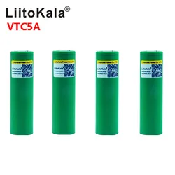 100 sztuk Liitokala Max 40A impuls 60A oryginalny 3.6V akumulator 18650 akumulator VTC5A 2600mAh wysoki odpływ 40A baterii