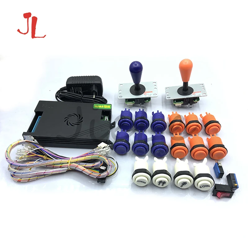 

2 Player Original Pandora Box DX 3000 IN 1 new color happ Joystick and Button for DIY Arcade Machine Home Cabinet with Manual