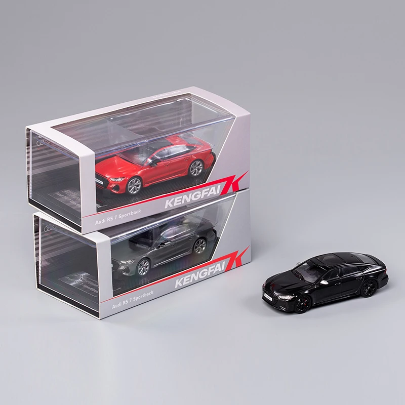 KengFai &GCD 1:64 2021 Audi RS7 C8 Sportback DieCast Model Car