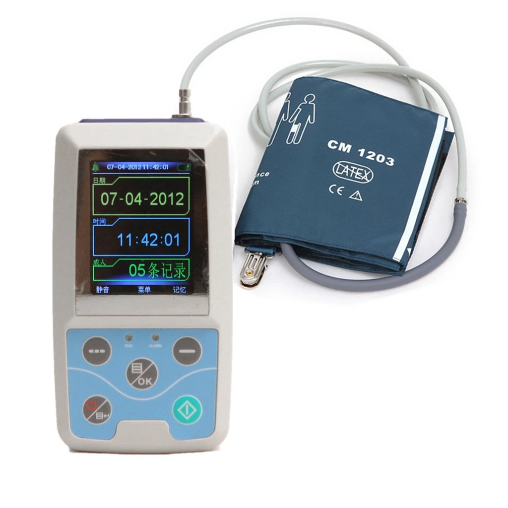 CONTEC ABPM50, 24 Hours, Ambulatory Automatic Blood Pressure Monitor, NIBP Monitor, 1 / 3 cuffs for choice