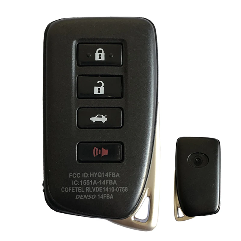 CN052015 Aftermarket 4 Button Lexus Smart Key FOr 2013-2018 Year Model With PN 89904-06170 HYQ14FBA (G Board  0020)