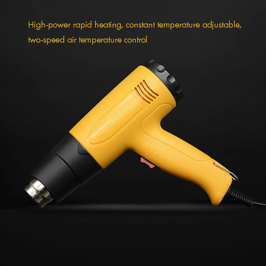 Electric Air Heater Gun, Temperature-controlled Hot Air Gun, Hair Dryer, Soldering Hairdryer, 1800W Gun Build Tool, 220V