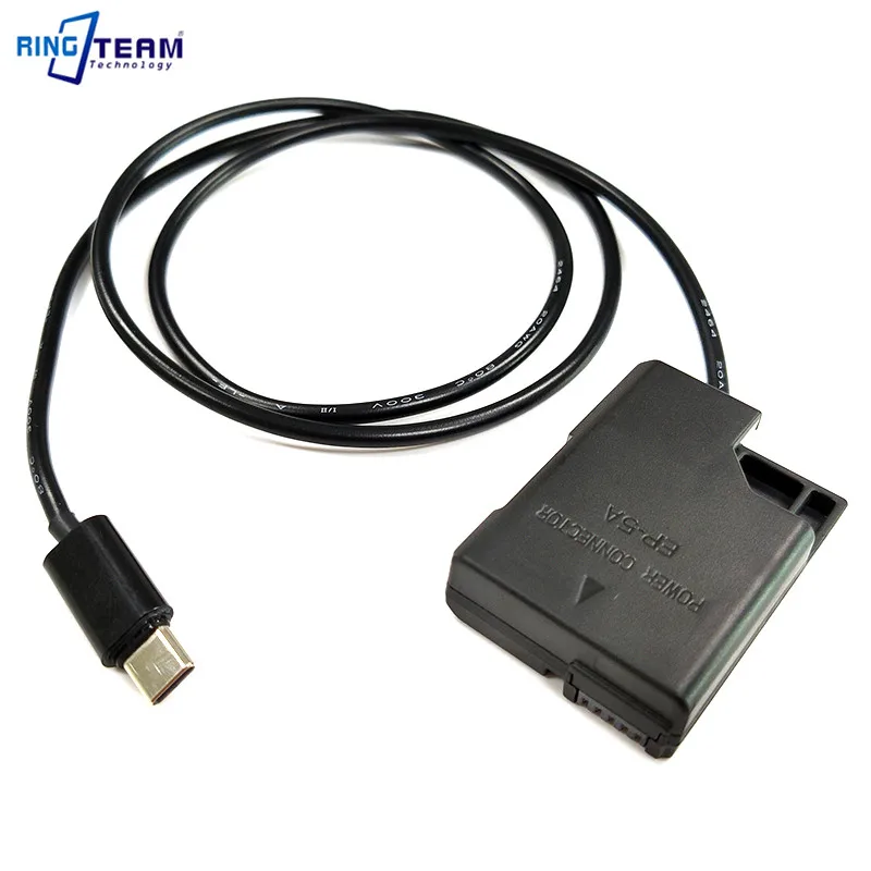 Type c Power Adapter EP-5A DC Coupler EN-EL14 Dummy Battery for Nikon D5600 D5500 D5300 D5200 D5100 D3300 D3400 P7700 P7100