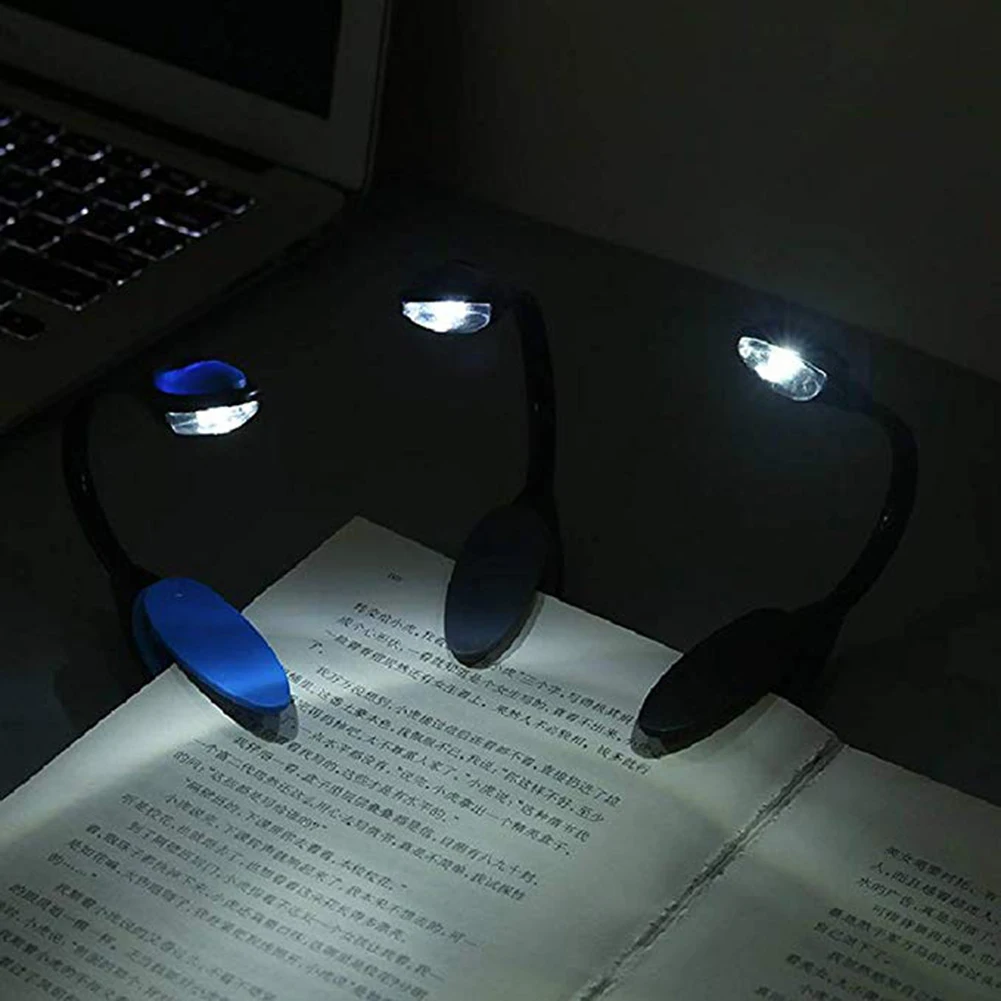 แบบพกพาอ่านหนังสือ LED โคมไฟคลิปบน Bendable Clamp LED Light สำหรับอ่านหนังสือสำหรับ Home