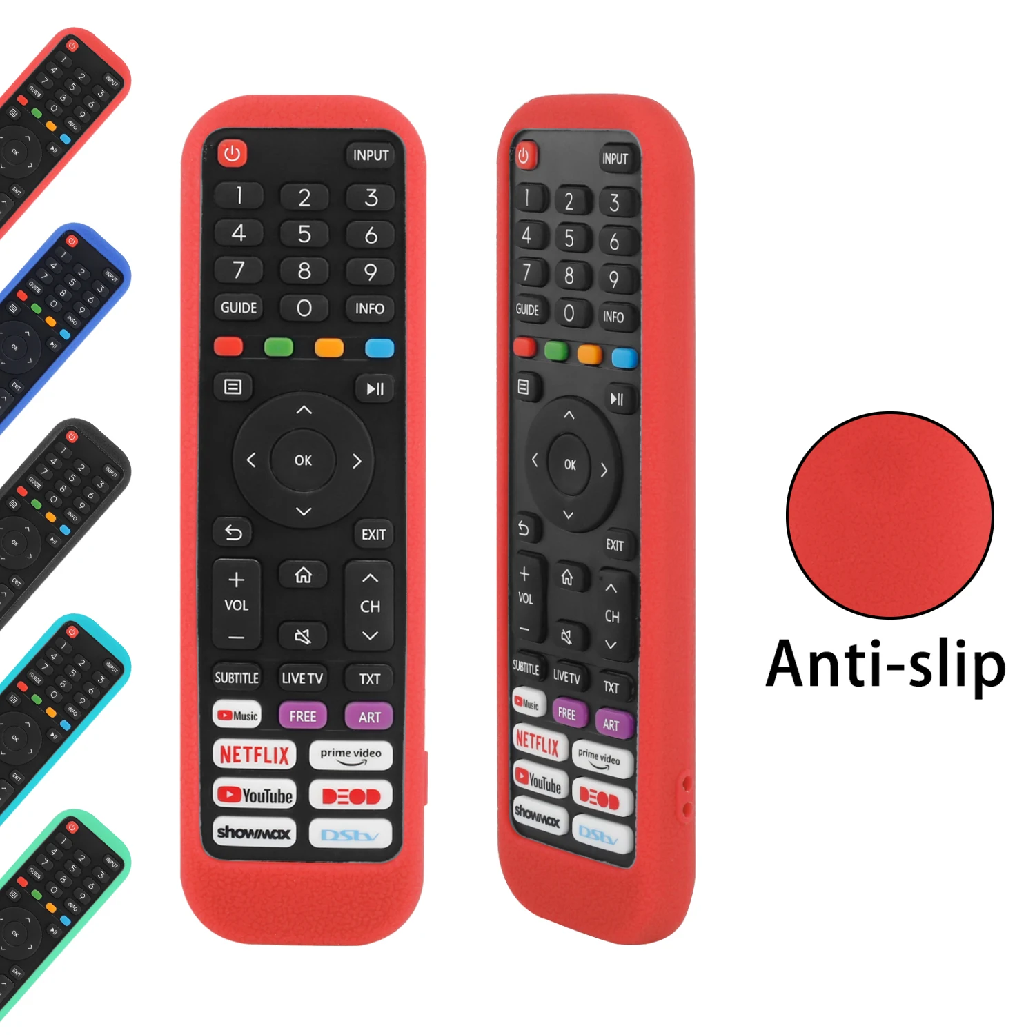 Etui zdalne EN2G30H nadające się do sterowania hi sense TV EN2N30H EN2Q30H EN2I30H 55 a7300f 55 a7500f EN2A30 pokrywa ochronna z pętlą peleryna