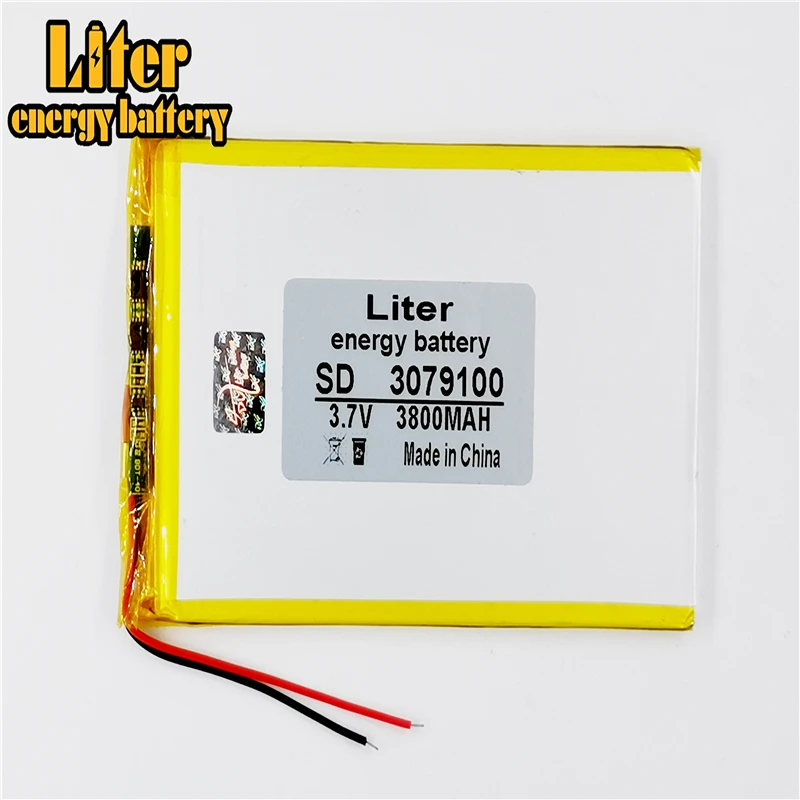 3.7V,3800mAH 3079100 (polymer lithium ion battery) Li-ion battery for tablet pc 7 inch 8 inch 9inch