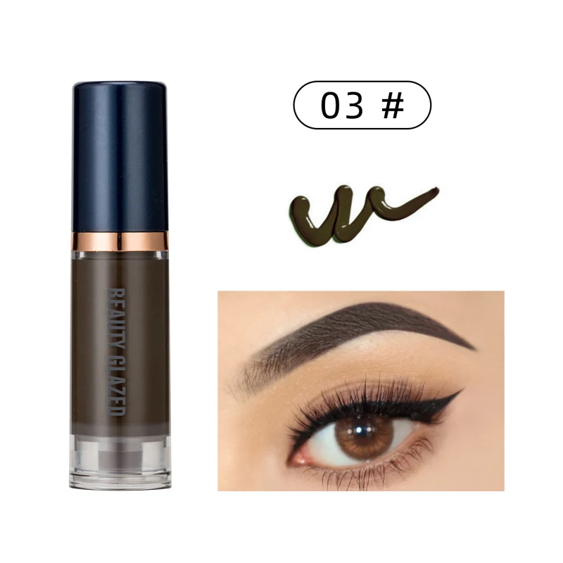 Beauty Glazed Waterproof Eyebrow Gel Makeup Eye Brow Wax Lasting 48 Hours Tint Cream Make Up Smooth Paint Pomade Cosmetic