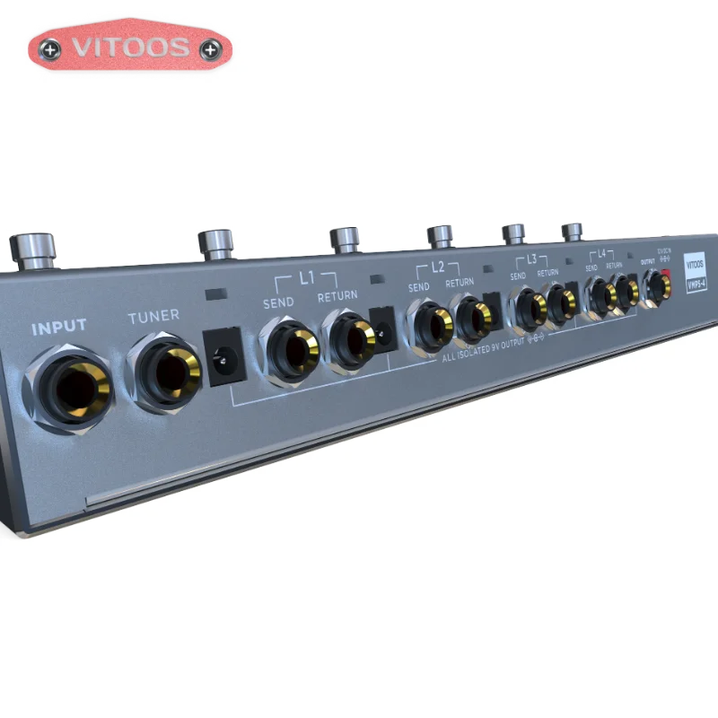 vitoos VMPS-4 loopswitcher isolated power supply built in pedal channel switch guitar bass effect program