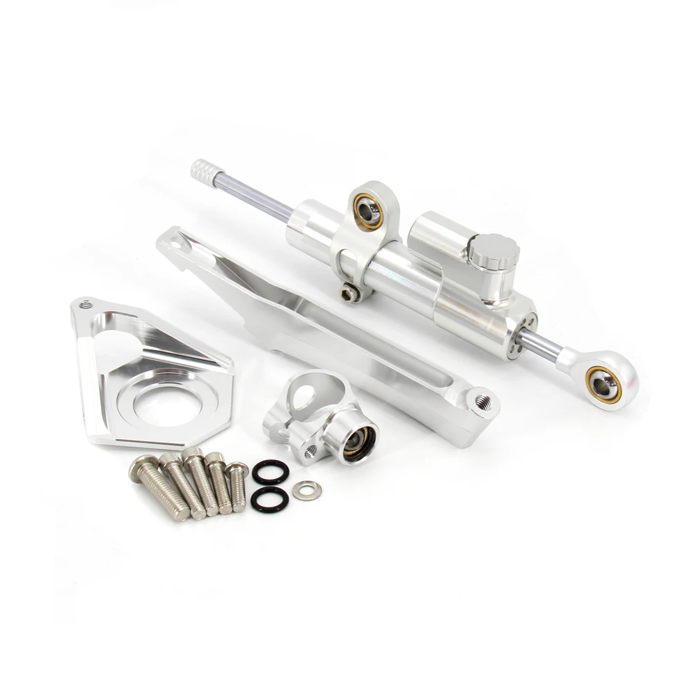 Voor YAMAHA YZF R6 YZF600 2003 2004 2005 Motorfiets Hoge kwaliteit koolstofvezel CNC Stuurdemper Stabilizer Beugel Volledige - afbeelding 1