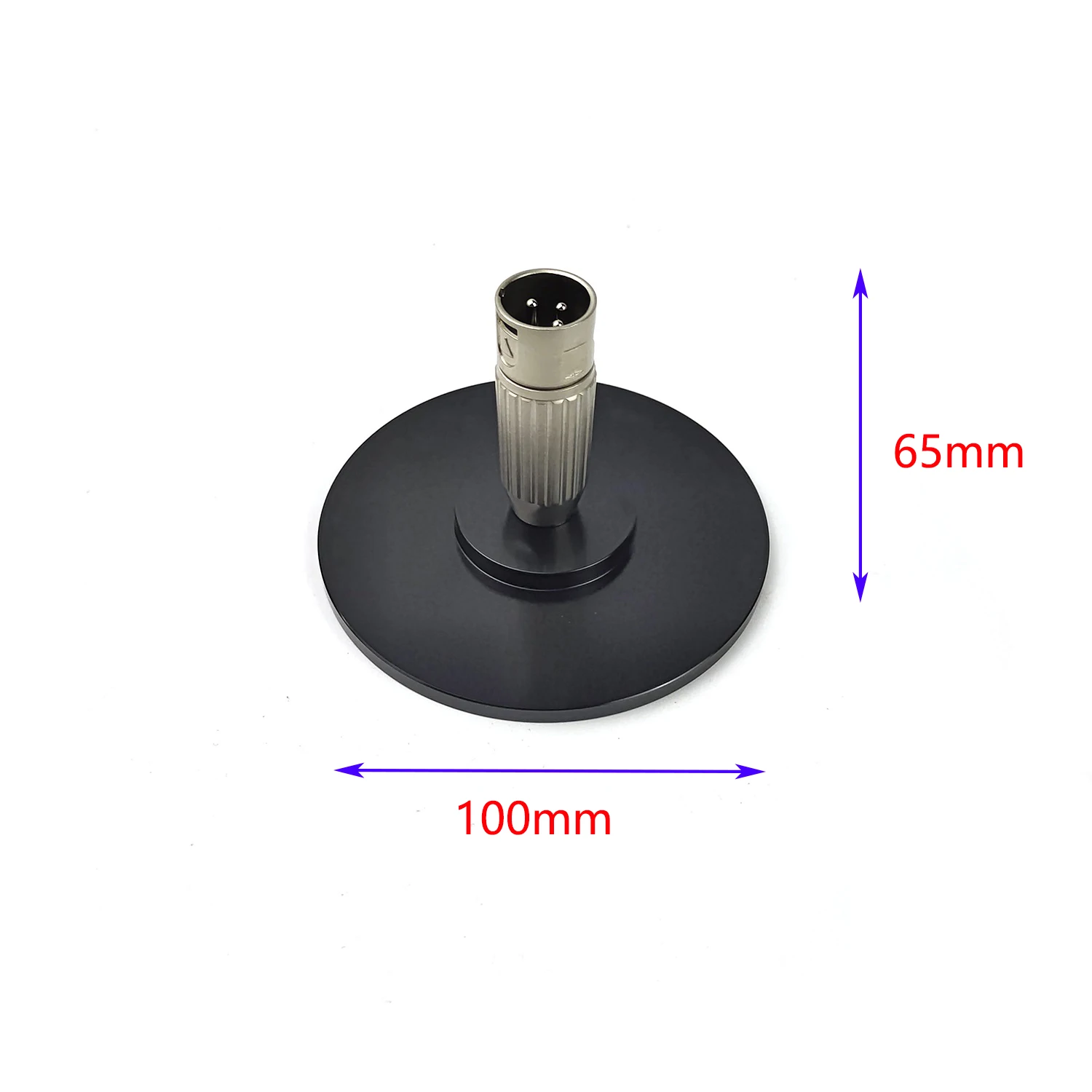 100MM Diameter Large Suction Cup Fitting Aluminum Alloy Suction Cup Adapter For Machine With 3XLR Connector