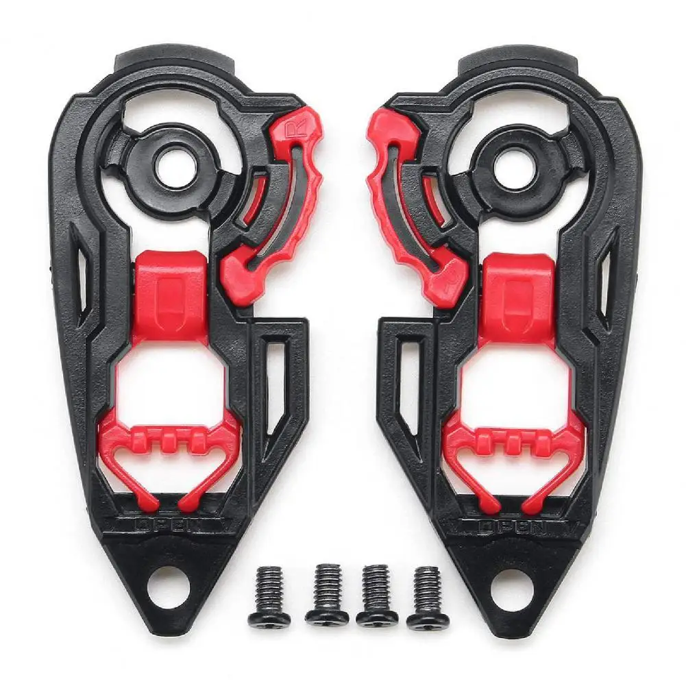 1 Pair Shield Base Plate Compact Tight ABS Helmet Gear Base Plate for K1 K3SV K5 / K3 K4 Pedal Pads Motorcycle Equipments