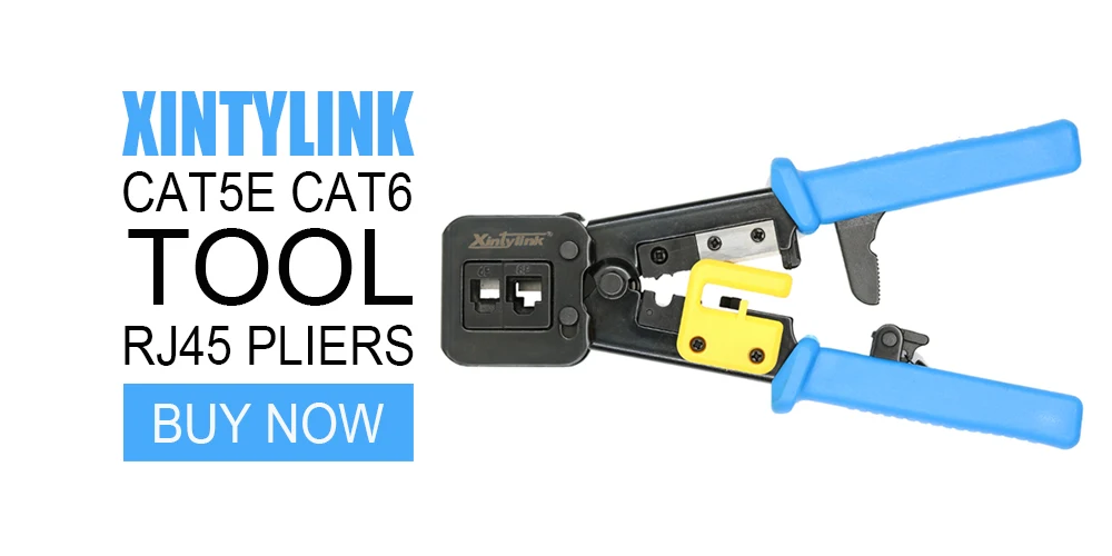 Xintylink Netzwerk-Handwerkzeug Zange Messer Flach- und Rundkabel UTP RJ45 Cat5 Cat6 Koaxialkabel-Abisolierwerkzeug Kabelschneider – Detail 8