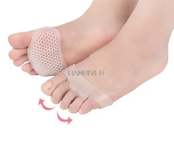 8 pçs silicone metatarsal antepé almofadas para mulher silicone protetores de almofada do pé para calo milho blister saúde