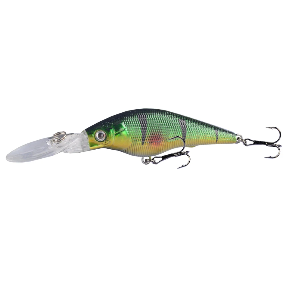 Hot Sale New Arrival 1PCS Hard Minnow Fishing Lures 3D Eyes Crankbaits 9cm/6.6g Wobblers Japan Treble Hooks Swimbait
