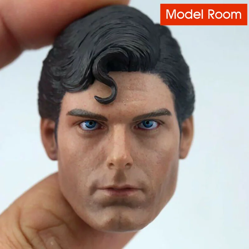 1/6 Christopher Reeve Head Sculpt Carving Model for 12