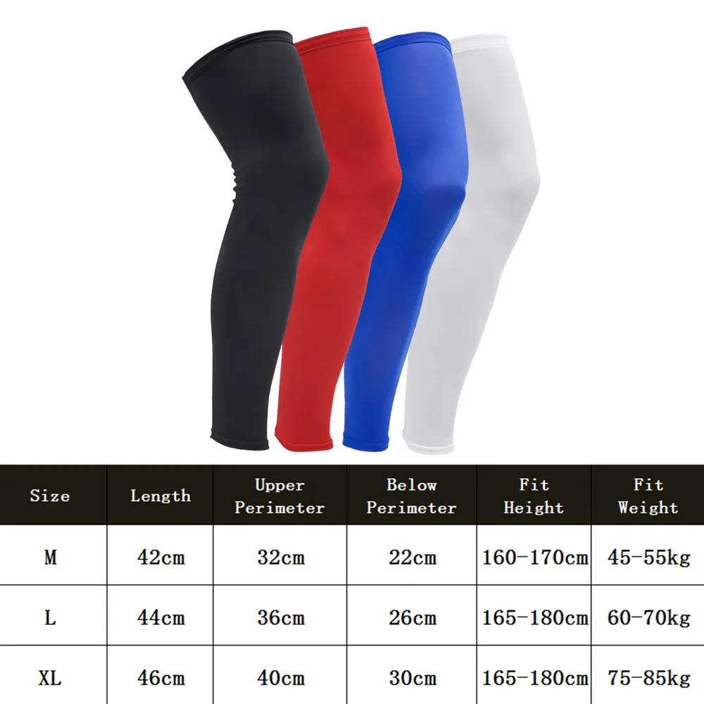 Sun Protection Basketball Brace Elastic Knee Pad Protective Gear Volleyball Running Jogging Support Compression Arm Guard Sleeve