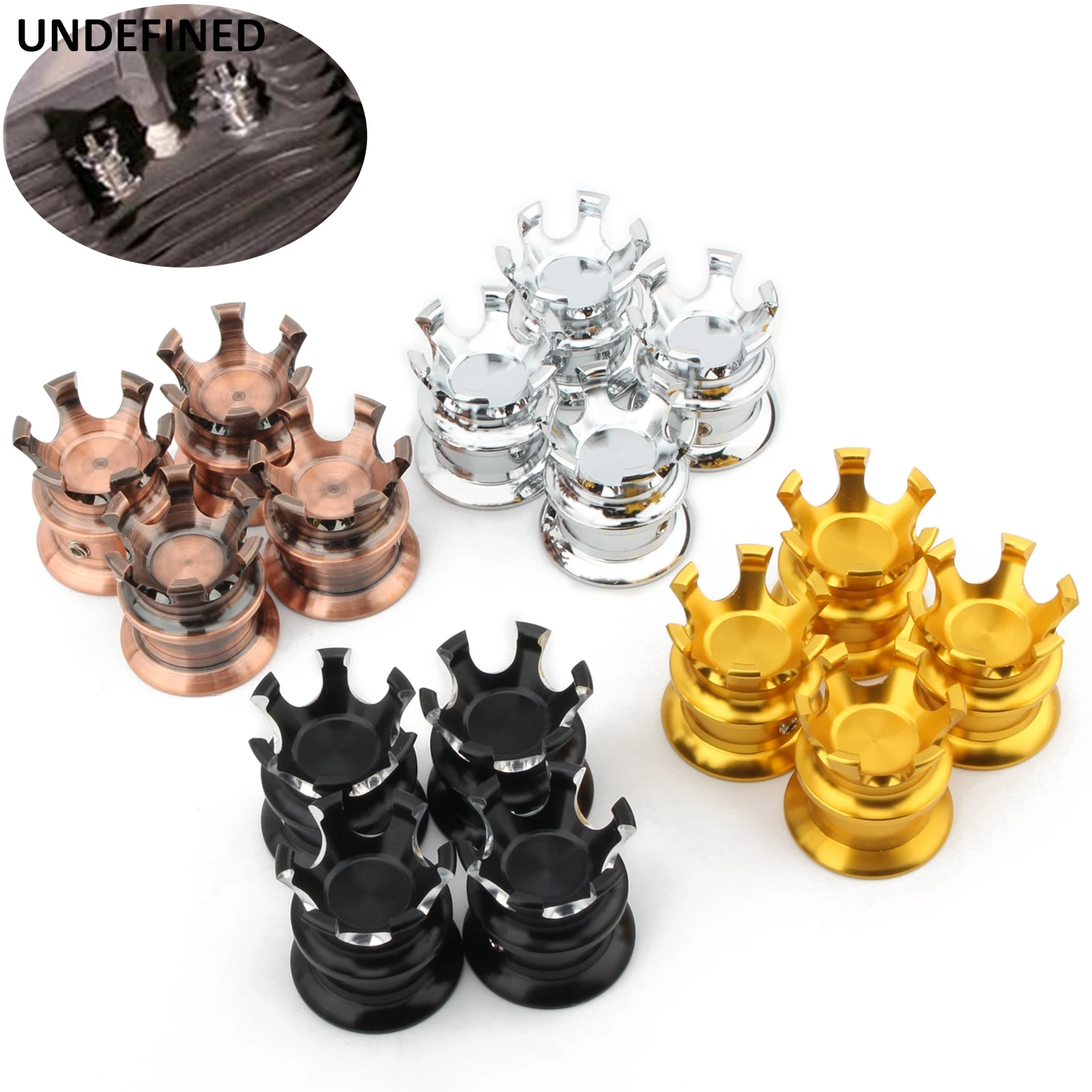 Black Spark Plug Head Bolt Cap Cover Screw Caps Trim for Harley Twin Cam Sportster 883 1200 Touring Street Glide 1999-2022 4PCS