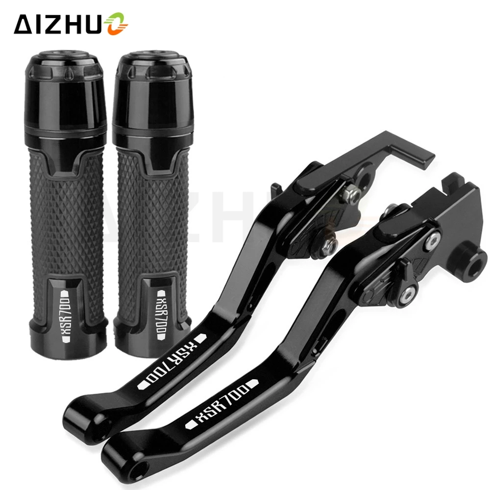 XSR 700 Logo Motorcycle CNC Adjustable Brakes Clutch Levers Handle Bar FOR YAMAHA XSR700 ABS 2015-2020 2019 2018 2017 Handlebar