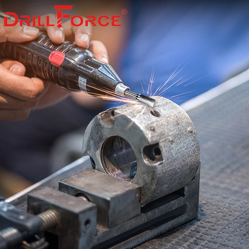 Drillforce 1PC A/AX Type Tungsten Carbide Rotary File Point Burr Die Grinder Abrasive Tools Drill Milling Metal Wood Carving Bit