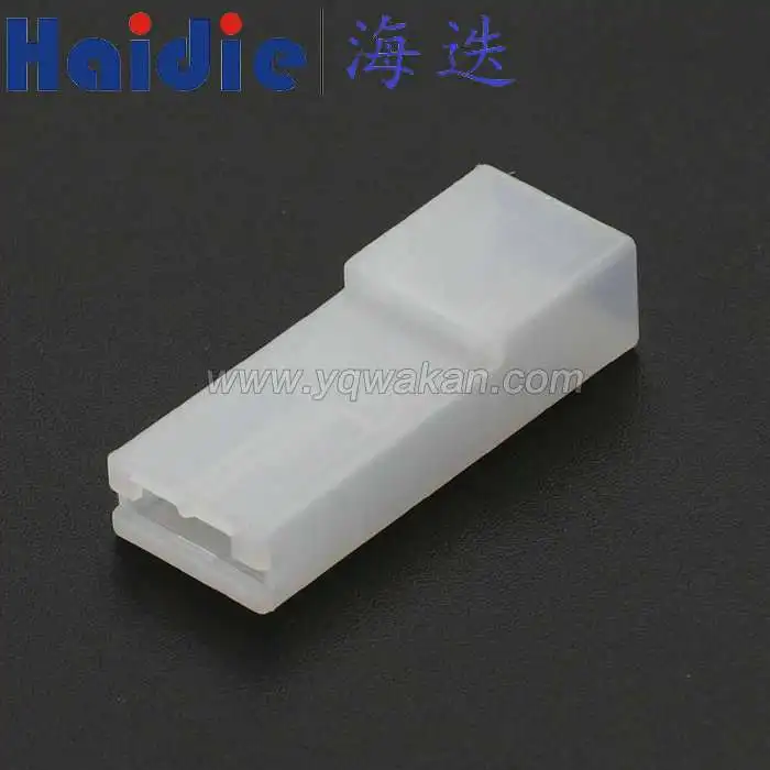 1pin Automotive plastic housing plug electrical auto unsealed connector