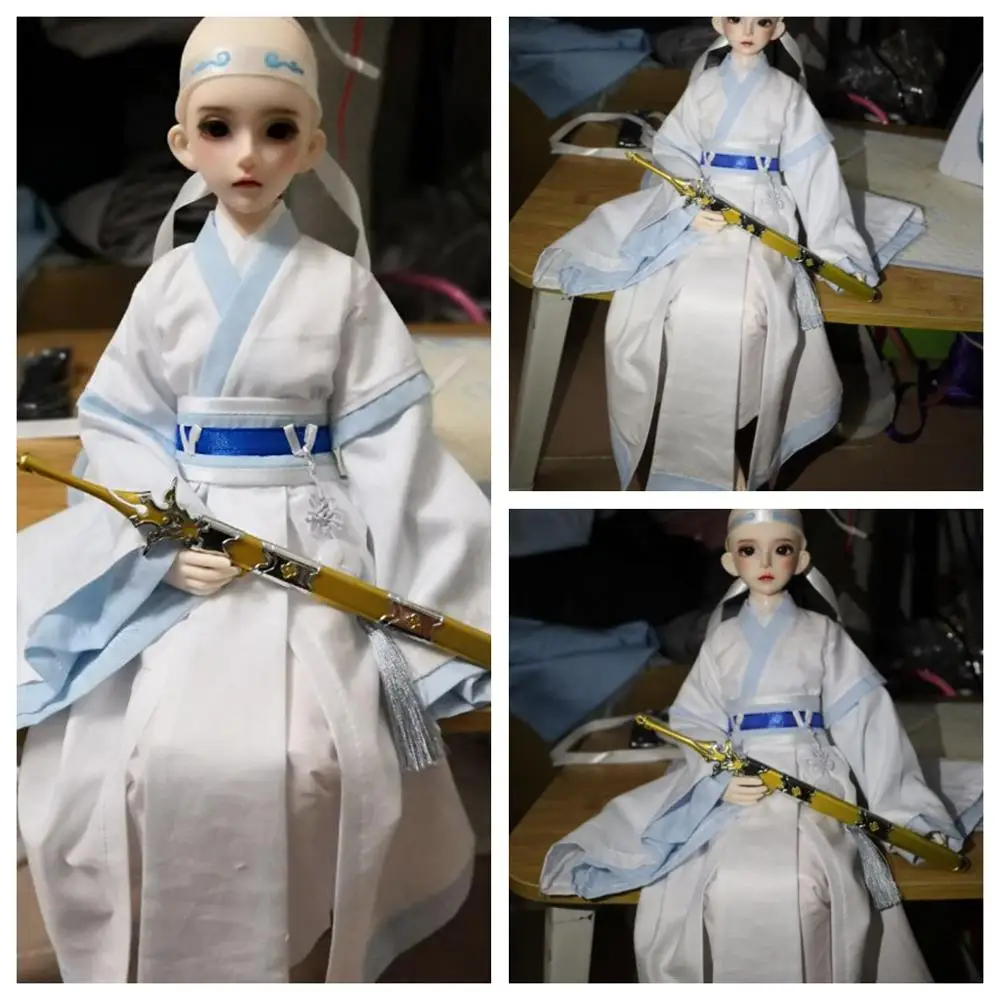 

30cm Figure Doll 1/6 1/4 1/3 BJD Clothes Accessories Ancient Costume Hanfu Samurai Suit For BJD/SD YOSD 80cm Strong Uncle A0783