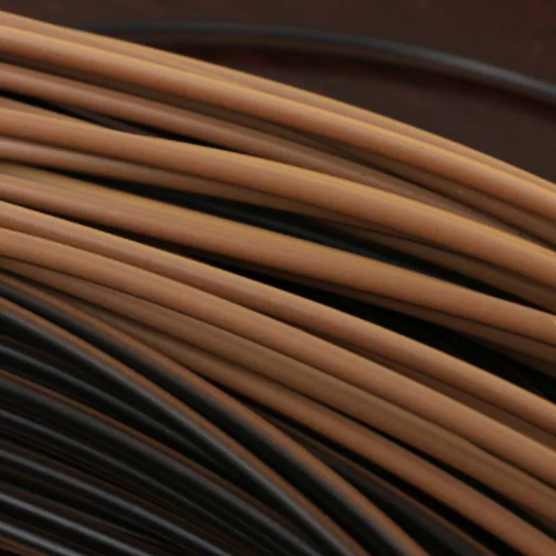 10 Meters 3mm Round PE Gradient Synthetic Rattan Handmade Weaving Material For Knit Repair Furniture Chair Sofa Table Basket