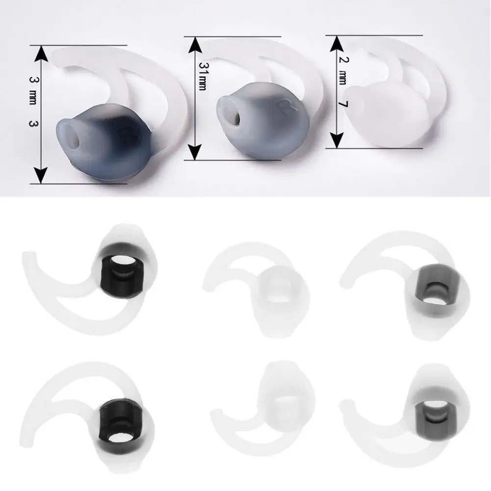 S/M/L 3 dimensioni di ricambio In Silicone per auricolari Set di punte per auricolari Bose accessori per pezzi di ricambio per auricolari