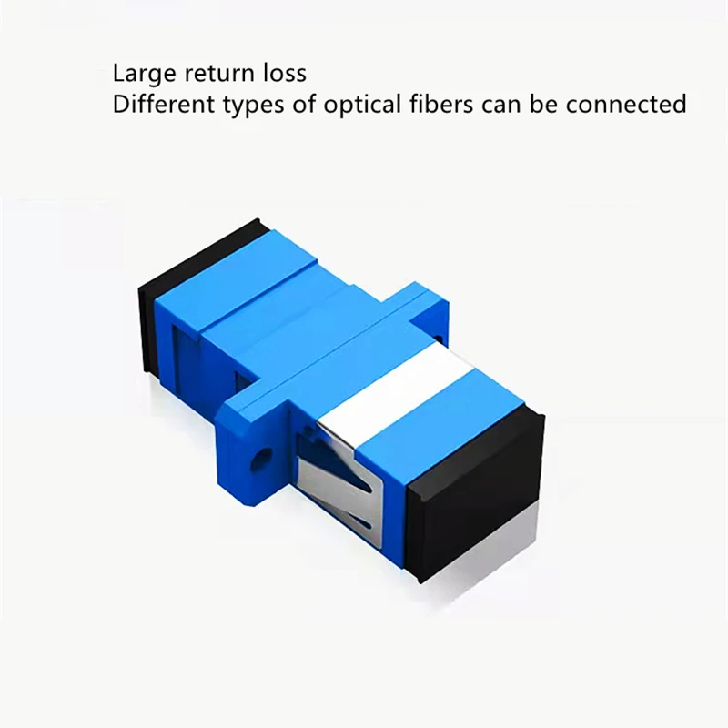 Htoc acoplador de fibra óptica adaptador de fibra óptica SC-SC upc simples flange conector adaptador fontes industriais