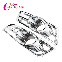 Color My Life ABS Chrome Car Front Fog Lamps Cover Fog Lights Covers for Chevrolet Cruze Sedan Hatchback 2009 - 2014 Accessories