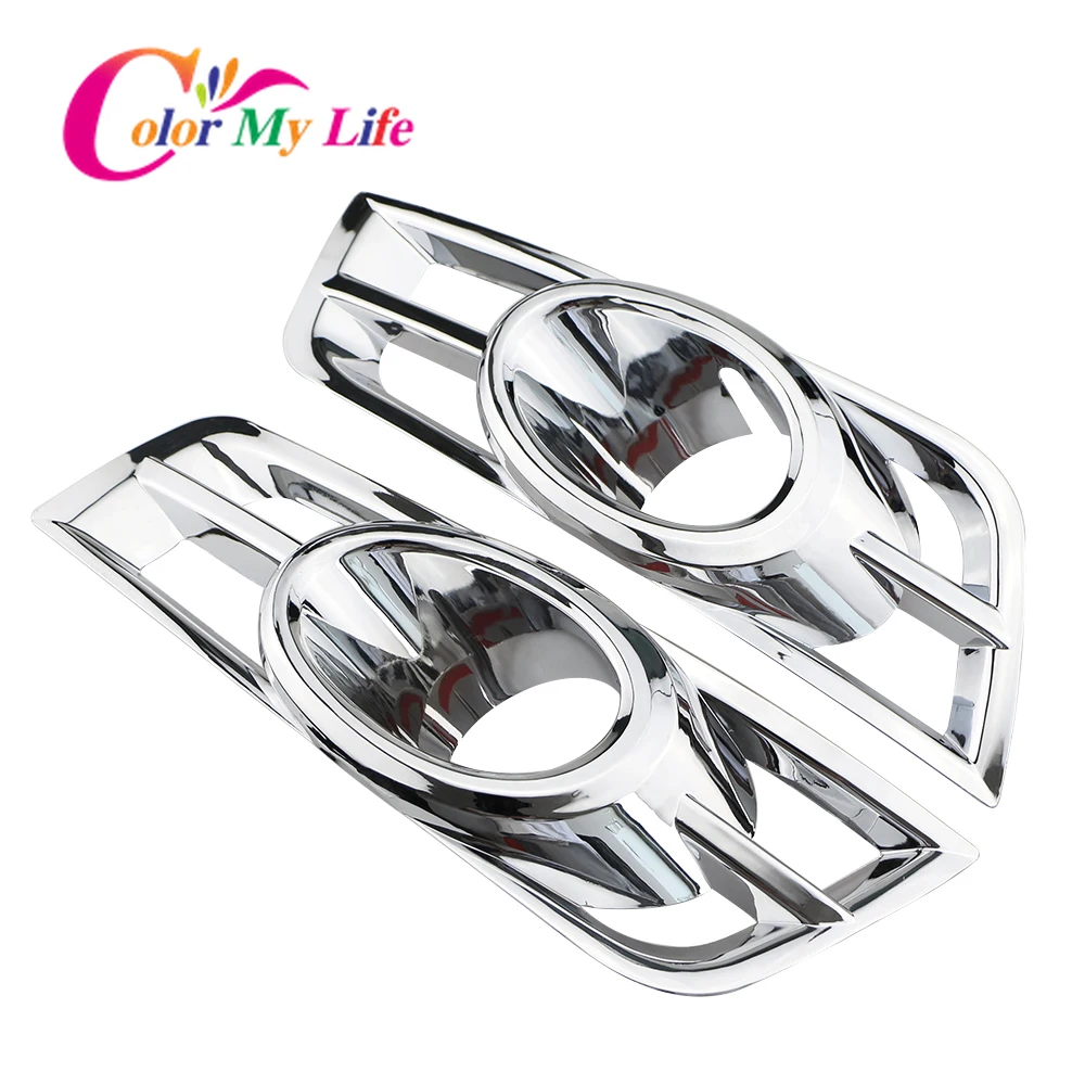 Color My Life ABS Chrome Car Front Fog Lamps Cover Fog Lights Covers for Chevrolet Cruze Sedan Hatchback 2009 - 2014 Accessories