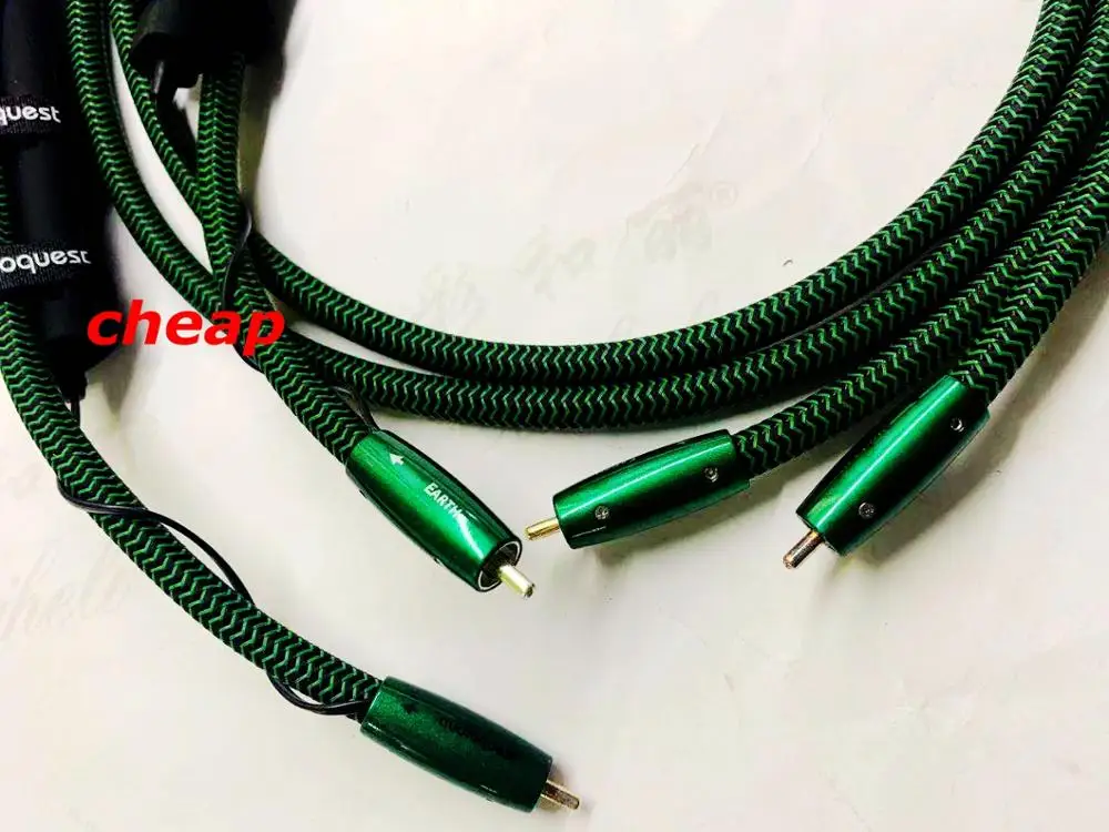 Free Shipping---High-End EARTH RCA Interconnect cable audio z 72V DBS