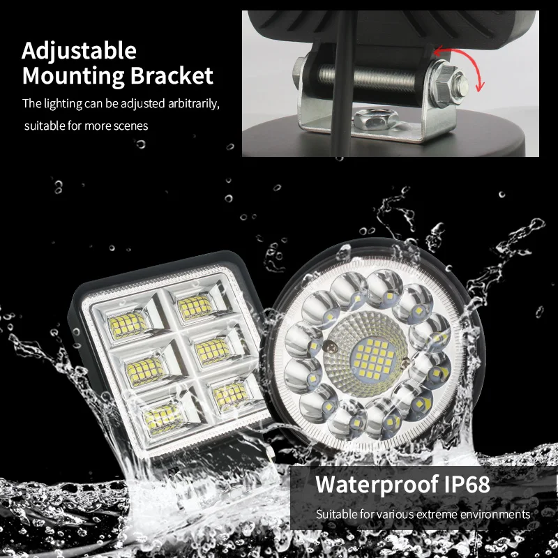 99W LED Bar Offroad 4X4 Spotlight 12V 24V Work Light Bar For Jeep Working Bar Offroad SUV ATV Tractor Boat Trucks Excavator