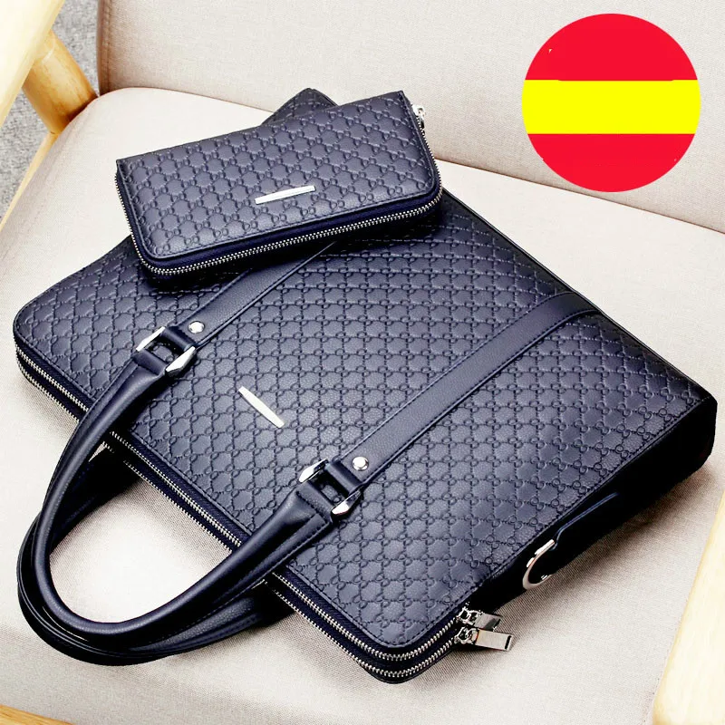 Imagem -02 - Bolsa de Ombro Casual Masculina Bolsa de Ombro de Camada Dupla para Laptop e Viagem Grande Capacidade