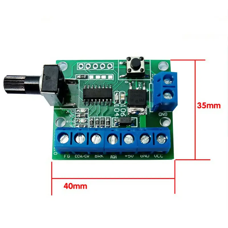 PWM DC Brushless Motor Controller DC 12V-24V BLDC Speed Switch Regulation CLK Drive Switching Governor Dirve Motor Board