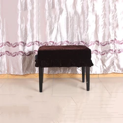 M MBAT-Juste de tabouret de piano multicolore, accessoires de musique, velours doré, housse de chaise unique, étui de banc, haute qualité