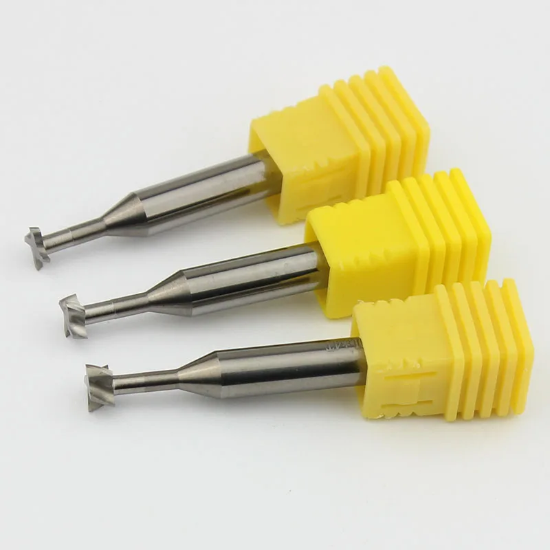 Fraise à bout plat HRC60 CNC, outils en forme de T, fraises en carbure de tungstène, acier allié, métal, bois