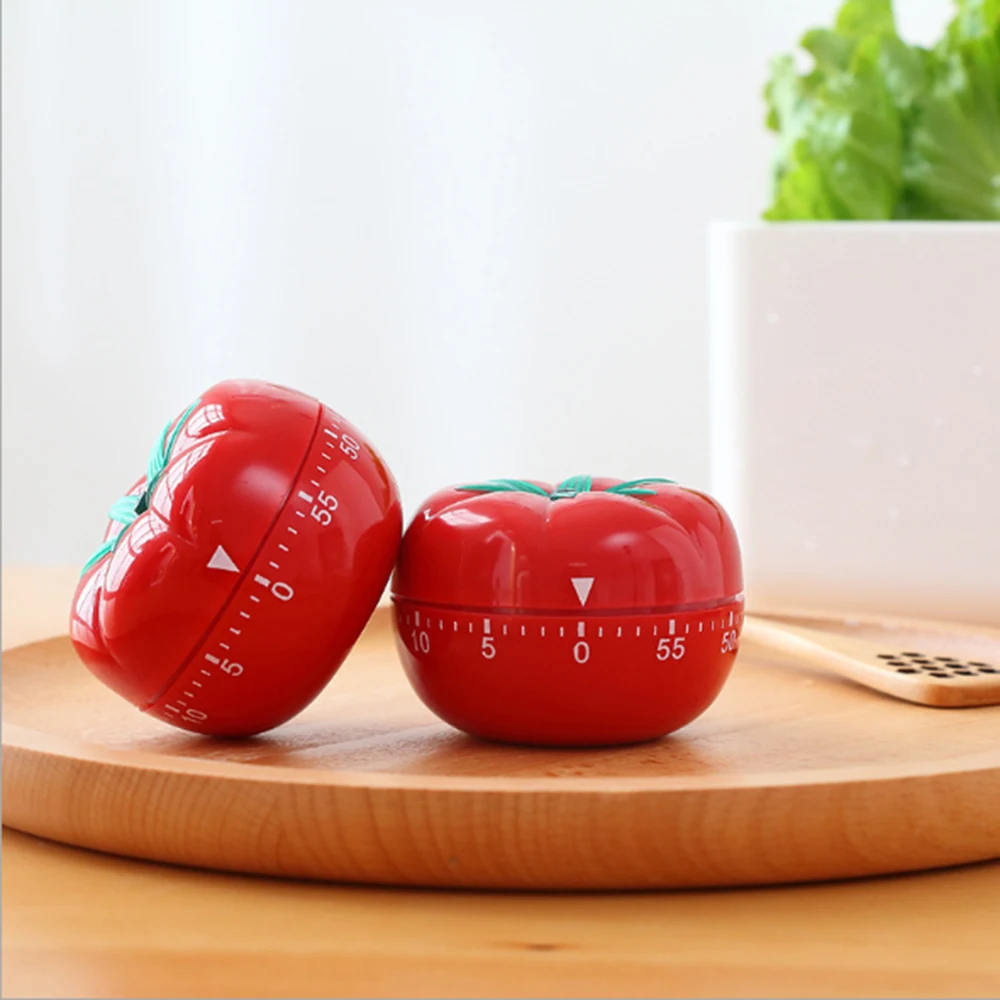 Imagem -03 - Timer de Tomate Temporizador de Cozinha Fofo e Lembrete de Cozinhar Alarme Relógio Criativo de Cozinha Timer Mecânico para Contagem Regressiva