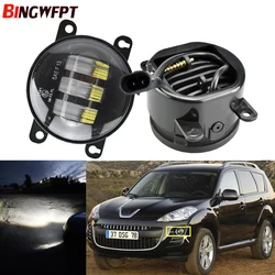 2pcs LED Fog Light Lamp Front Bumper Light For Peugeot 4007 GP_ 2007-2012 For peugeot 308 t9 2014- For Peugeot 5008 2009-2013