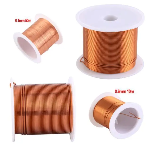 Cewka Drut miedziany0,1 mm 0,2 mm 0,3 mm 0,4 mm 0,5 mm 0,6 mm 0,7 mm 0,8 mm 0,9 mmKabel Drut miedziany Drut magnetyczny Drut emaliowany miedziany