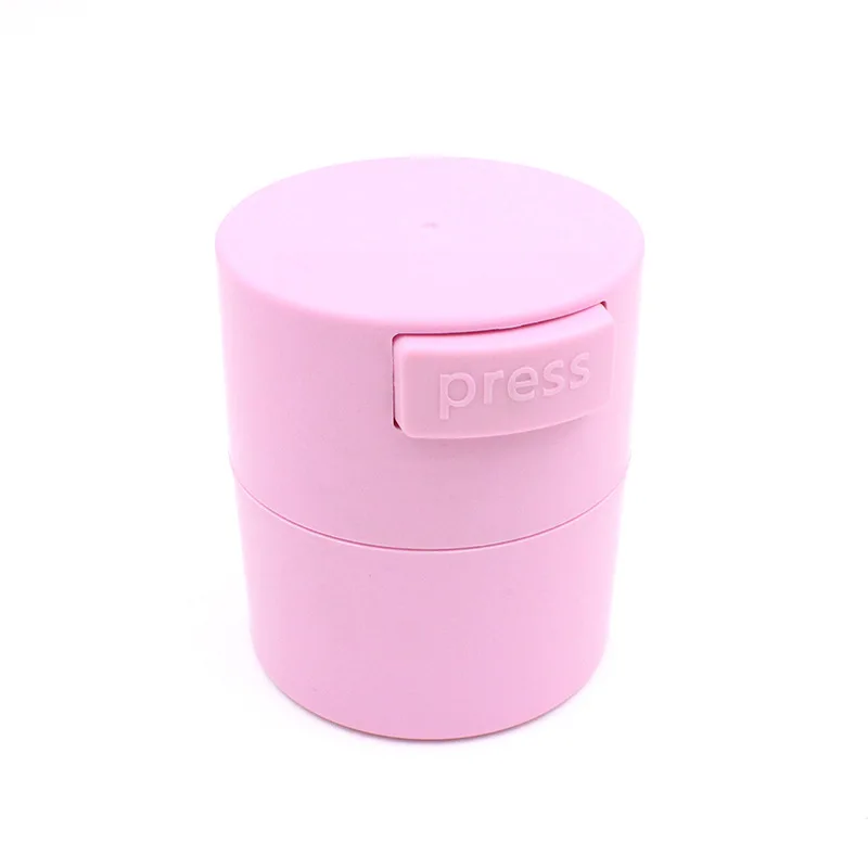 Matte fashion Eyelash Glue Storage Tank Container Adhesive Stand Activated Carbon Sealed Storage Jar with private logo