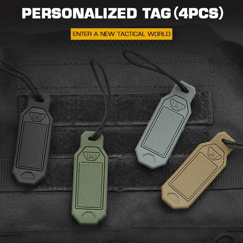 Tactical Patch for Hunting Military Vest Helmet Flashlight Knife key ring Tool Rope Personalized Marker Signboard