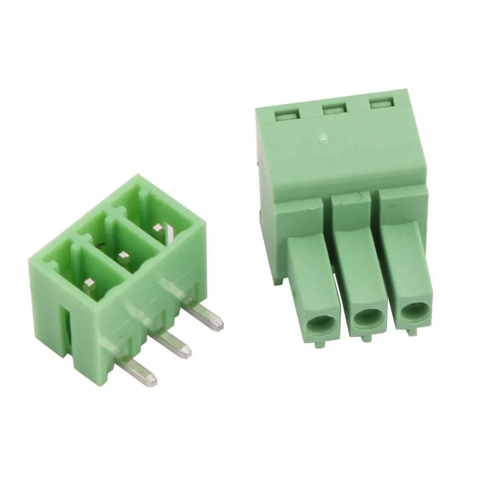 100PCS 15EDG 3,5mm KF2EDG 3,5mm PCB Schraubklemmen-anschluss Stecker Pin Rechtwinklig 3,5mm Pitch header Buchse 2-12 Pin – Detail 6