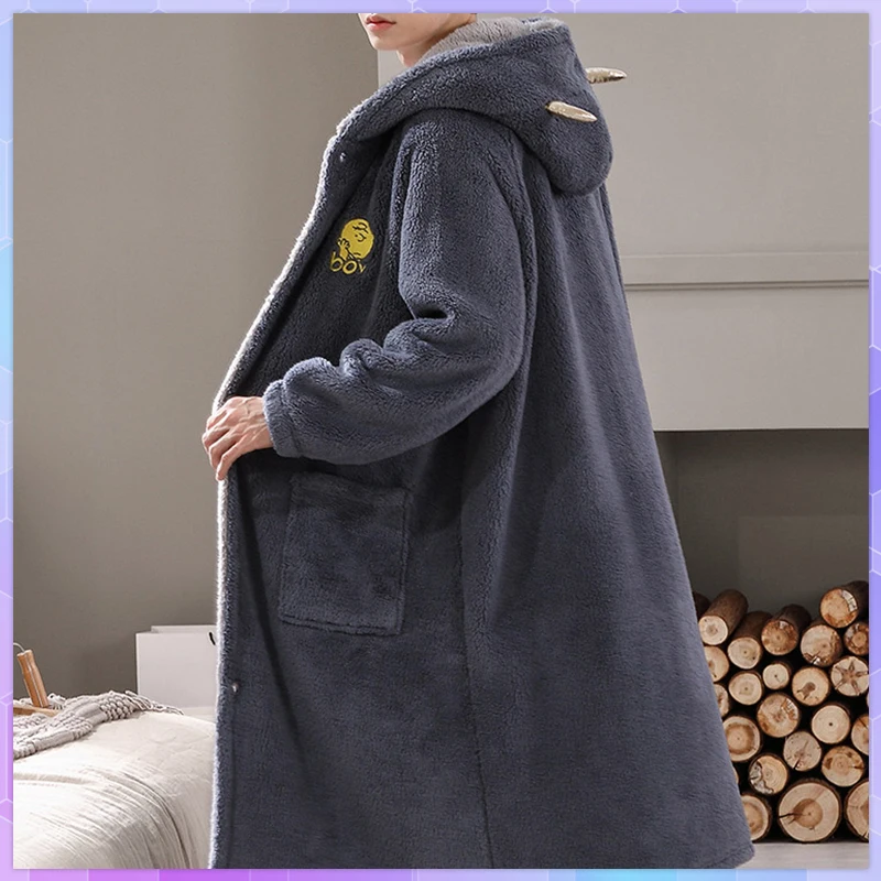 Peignoir multicolore à manches longues pour hommes, ensembles de peignoirs, kimono, vêtements pour la maison, zones de pyjama, cardigan en bre,