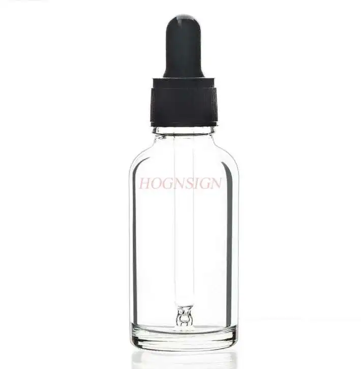 Transparent screw-top glass dropper bottle 20ml sealed dropper bottle chemical experiment equipment dispensing bottle