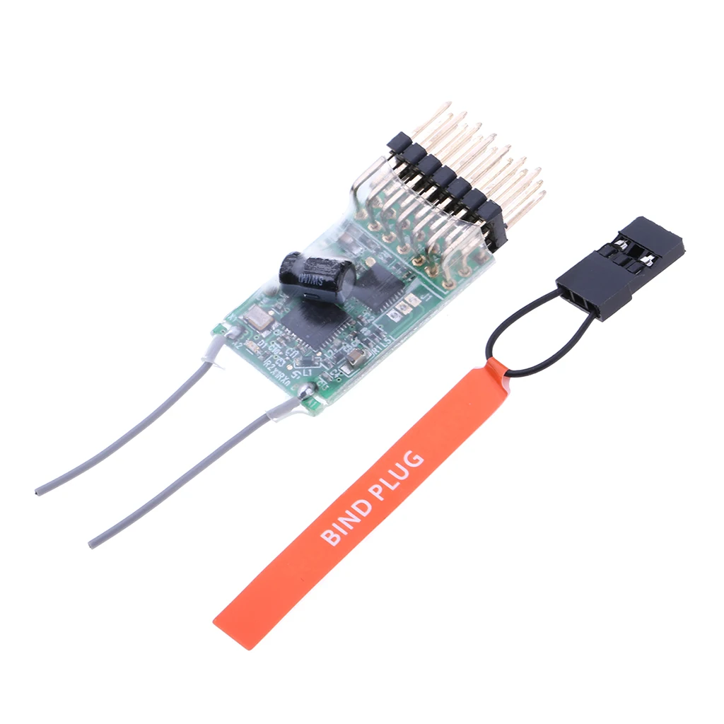 2.4GHz AR6100E 6-Ch Receiver DSM2  Compatible DX6I DX18 DX8 DX9